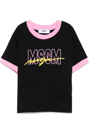 Msgm T-Shirt mit Logo-Prägung