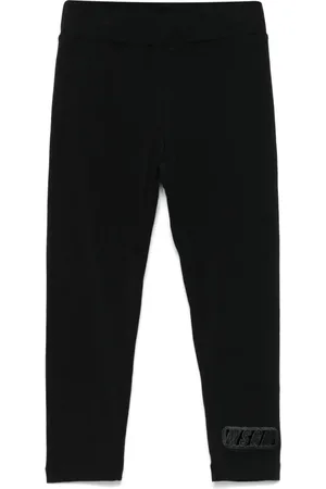 Msgm Leggings mit Logo-Stickerei