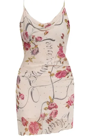 BLUMARINE Minikleid mit Blumen-Print