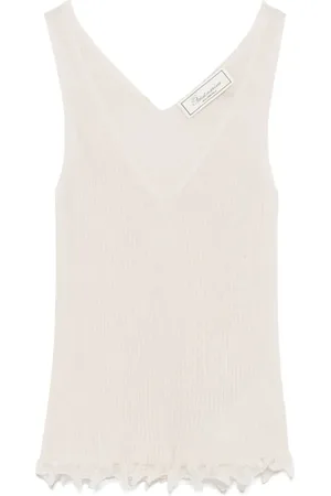 BLUMARINE Geripptes Tanktop