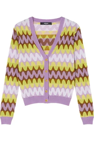 VERSACE Wave Cardigan aus Jacquard