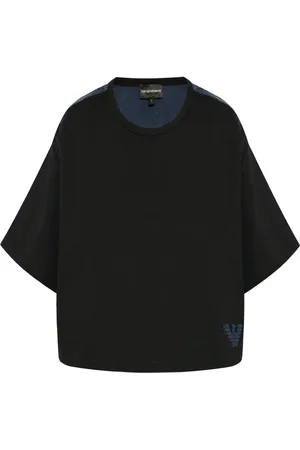 Emporio Armani T-Shirt mit Kontrasteinsätzen