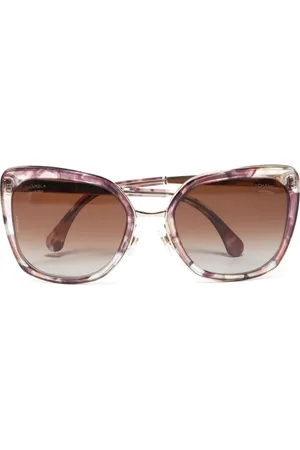 CHANEL 2000s Sonnenbrille im Butterfly-Design