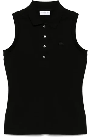 Lacoste Trägershirt mit Logo-Patch