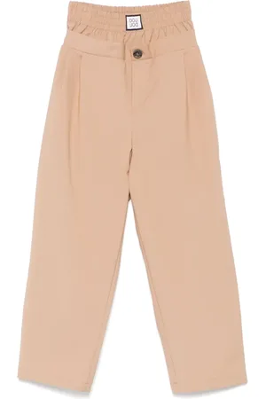 DOUUOD KIDS Hose mit Faltendetail