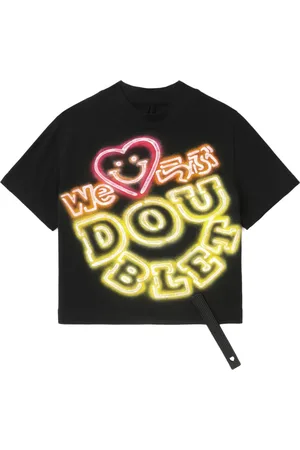 DOUBLET T-Shirt mit Logo-Print