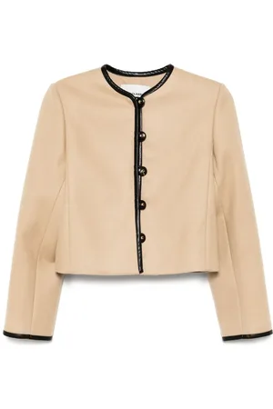 Low Classic Kurze Jacke mit rundem Ausschnitt