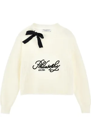 PHILOSOPHY DI LORENZO SERAFINI Pullover mit Schleife