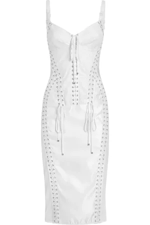 Dolce & Gabbana Semi-transparentes Midikleid