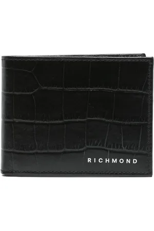 John Richmond Portemonnaie mit Kroko-Optik