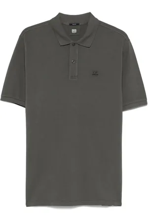 C.P. Company Poloshirt mit Logo-Stickerei