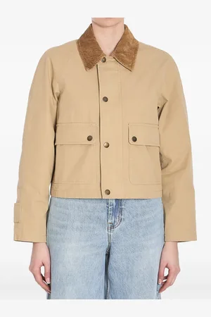 Burberry Cropped-Jacke mit Rundhalsausschnitt