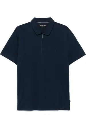 Michael Kors Poloshirt aus Piqué mit Reißverschluss
