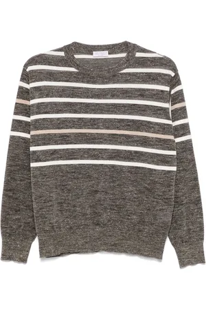 Brunello Cucinelli Gestreifter Pullover