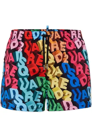 Dsquared2 Badeshorts mit Logo-Print