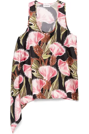 P.A.R.O.S.H. Trägershirt mit Blumen-Print