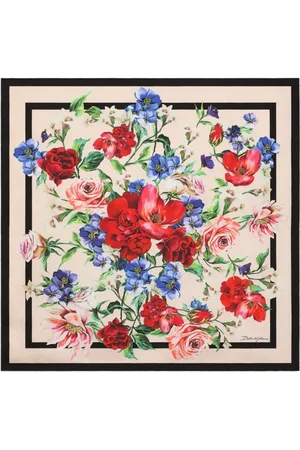 Dolce & Gabbana Schal mit Blumen-Print