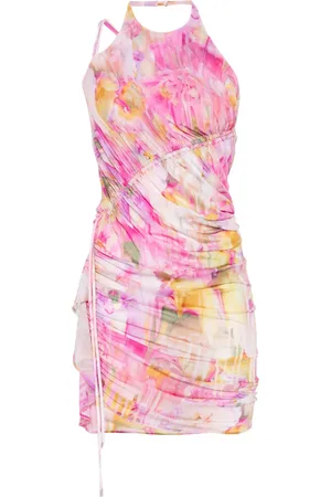 BLUMARINE Minikleid mit Blumen-Print