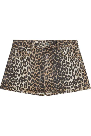 Ganni Shorts mit Leoparden-Print