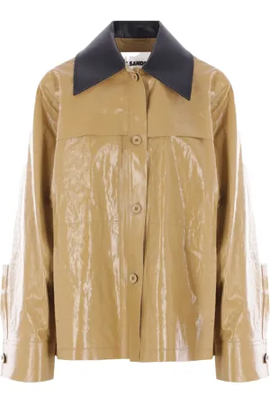 Jil Sander Beschichtete Leinenjacke