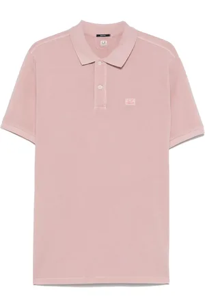 C.P. Company Poloshirt mit Logo-Stickerei