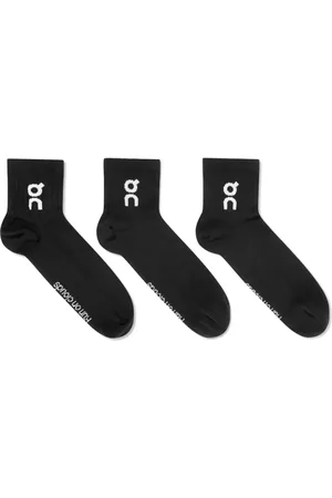 On Running Socken-Set mit Intarsien-Logo
