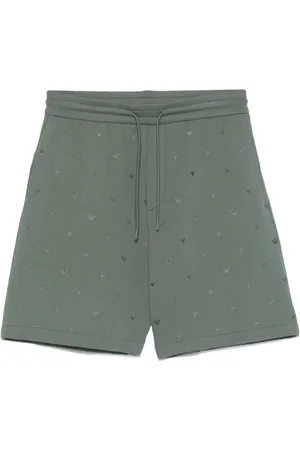 Emporio Armani Shorts mit Logo-Stickerei