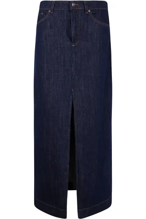7 for all Mankind Maxirock aus Denim