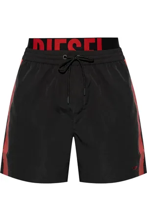 Diesel Badeshorts mit Logo-Patch