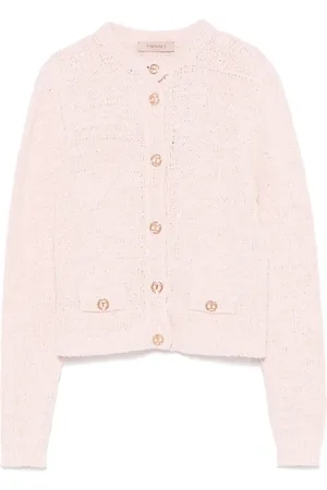 Twin-Set Cardigan mit Logo-Knöpfen