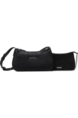 HUGO BOSS Umhängetasche mit Logo-Schild