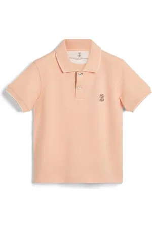 Brunello Cucinelli Poloshirt mit Logo-Stickerei