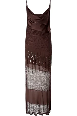 Pinko Maxikleid mit Kontrasteinsatz