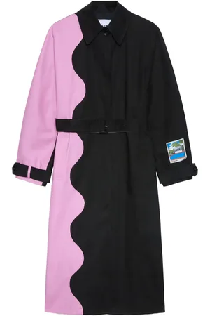 Msgm Zweifarbiger Trenchcoat