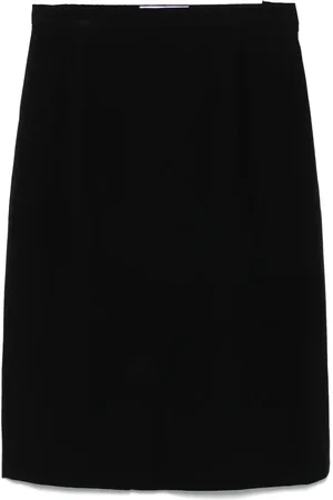 Givenchy X Alexander McQueen 1990s Rock mit hohem Bund
