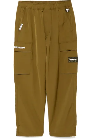 A Bathing Ape Cargohose mit Moonface-Logo
