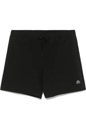 Moose Knuckles Badeshorts mit Logo-Patch