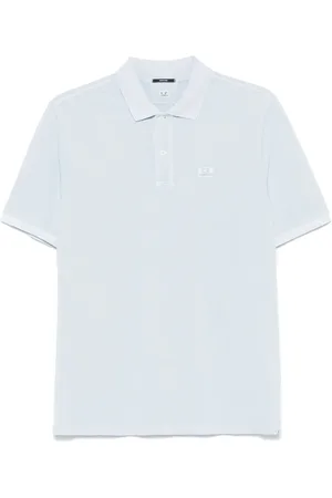 C.P. Company Poloshirt mit Logo-Stickerei