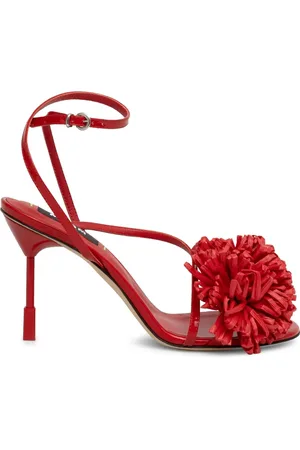 Msgm Sandalen mit Blumenapplikation 85mm