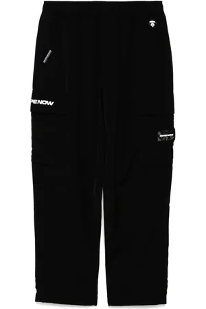 A Bathing Ape Cargohose mit Moonface-Logo
