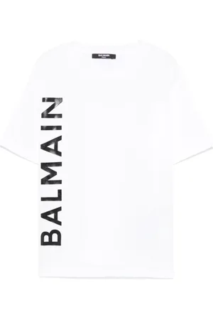 Balmain T-Shirt mit Logo-Stempel