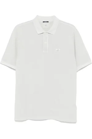 C.P. Company Poloshirt mit Logo-Stickerei