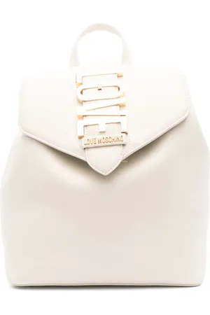 Moschino Rucksack mit Logo-Schild