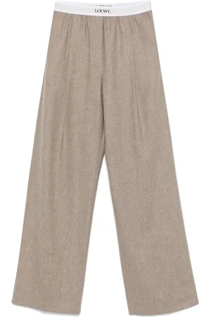 Loewe Hose mit meliertem Effekt