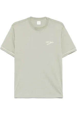ELEVENTY T-Shirt mit Logo-Stickerei