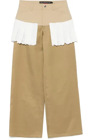 Andersson Bell Bundfaltenhose mit Spitze