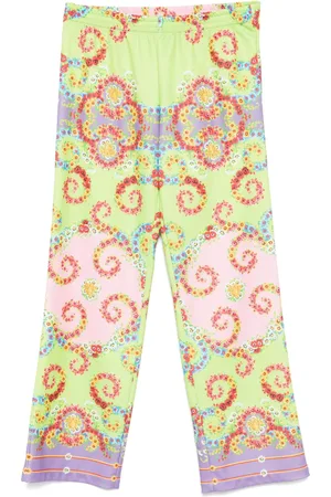 VERSACE Hose mit Blumen-Print
