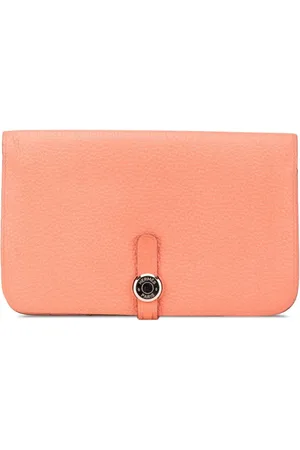 Hermès 2016 längliches Togo Dogon Duo Wallet GM Portemonnaie