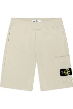 Stone Island Joggingshorts mit Kompass-Patch
