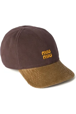 Miu Miu Baseballkappe mit Cordeinsatz